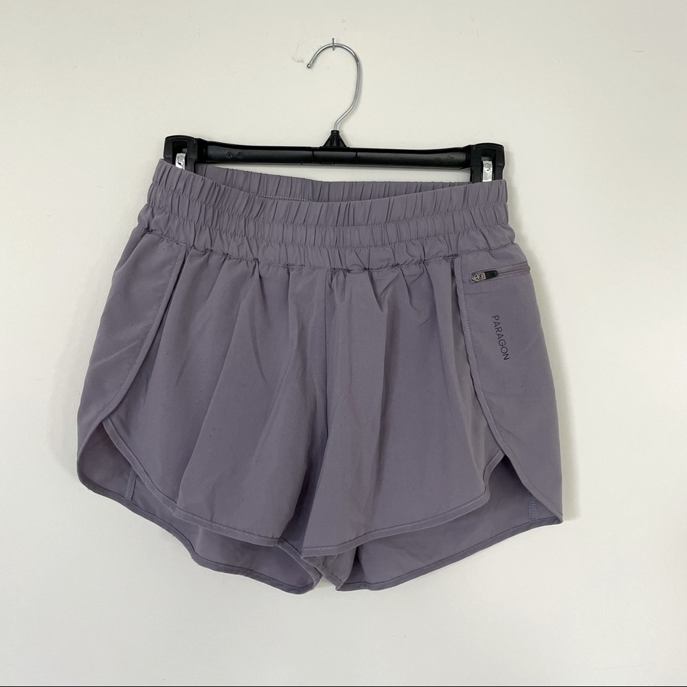 Paragon High Waisted Purple Running Shorts